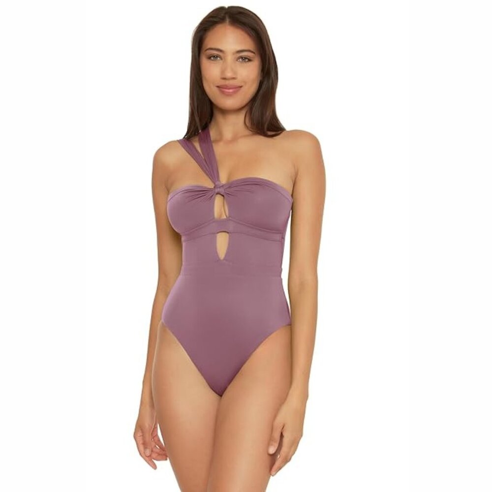 BECCA | Color Code Rylie Bandeau One-Piece (Fig) Women's Swimsuits